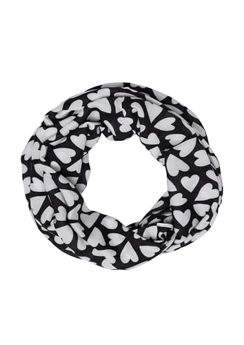 s.Oliver Loop Snood, Floraler Loop-Schal aus Viskose von s.Oliver