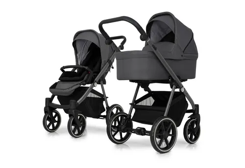 my junior® NOAX² 2-in-1-Kinderwagen in grau von my junior