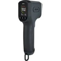 Infrarot-Thermometer schwarz mit beleuchtetem Display von Ooni