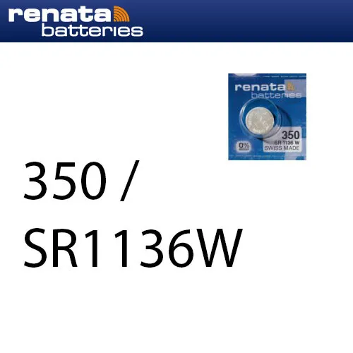 Produktbild Renata 350 Uhrenbatterien 1,55 V SR42 SR1136W 105mAh Knopfzelle 1 x