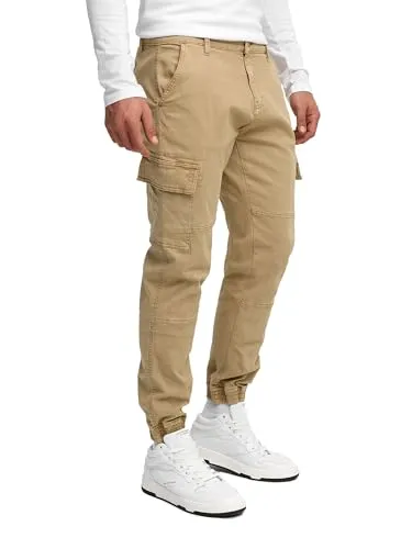 Indicode Cargohose August - Wanderhosen mit sportlichem Chino-Design, ideal für lässige Outfits und ausgestattet mit praktischen französischen Eingriffstaschen.