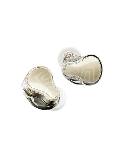 SoundPEATS H3 In-Ear Bluetooth Kopfhörer, Hi-Res/aptX Lossless/LDAC, Dual-BA + 12 mm Dynamic Driver, 55 dB Geräuschunterdrückung, Snapdragon Sound, QCC3091, 3-Mic, Multipoint, App, Schwarz-Gold