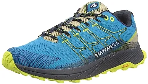 Merrell Herren Moab Flight Sneaker - Leichter Trailrunning-Schuh - Herren-Sneaker mit FloatPro FoamTM-Zwischensohle für ein leichtes Laufgefühl und Vibram EcoDura für besseren Grip und Nachhaltigkeit.