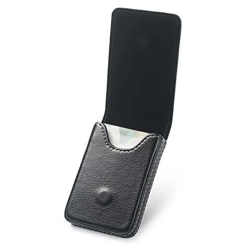 MAZYPO Visitenkartenetui,Visitenkartenständer für Männer Damen PU Leder Kartenhalter Taschen ID Etui Kreditkarten Etui mit Magnetverschluss