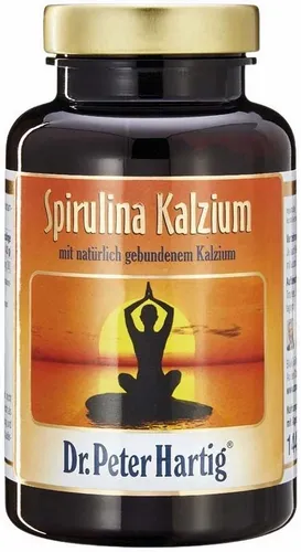 Dr. Peter Hartig Spirulina Kalzium 720 Presslinge 60-Tages-Vorrat vegan Presslinge, 720 St., 144 g