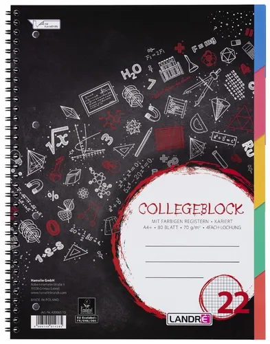 Landr Collegeblock A4
