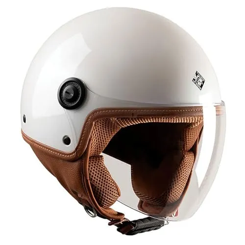 TUCANO URBANO EL JETTIN 6.0 Jethelm Glanz Pearl Weiss XXL XXL in weiß