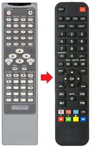 Fernbedienung passend für SILVERCREST KH6516