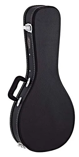 Ortega Guitars Economy Mandolin Hardcase - A-Style Mandoline Tasche - Akustikgitarren-Taschen mit 15 mm Innenpolsterung für optimalen Schutz und einem praktischen Zubehörfach für Kleinteile.