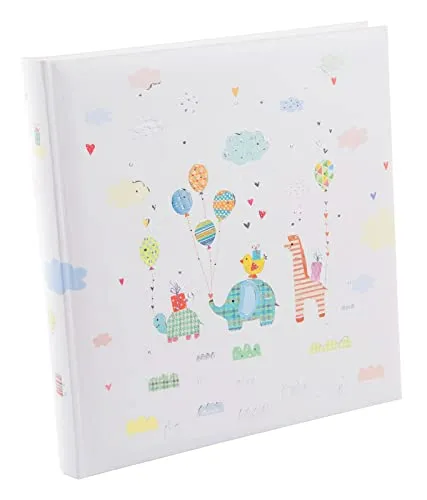 Goldbuch Fotoalbum Babyalbum 15469 Animal Parade - Süßes Babyalbum mit Tiermotiven, perfekt für die ersten Erinnerungen Ihres Kindes und liebevoll gestaltet.