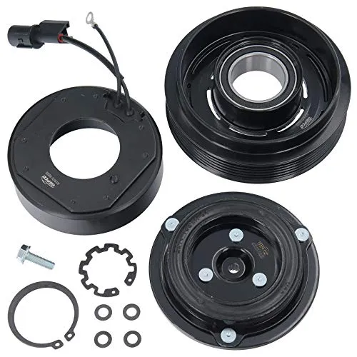 Produktbild GEPCO Klimakompressor Magnetkupplung Riemenscheibe kompatibel mit Hyundai Santa Fe KIA Magentis