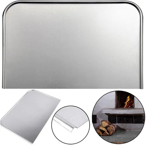 Ofenblech Verzinkt Bodenblech Kaminplatte Kaminofen Schmutzblech Bodenplatte Größe: 48x31cm
