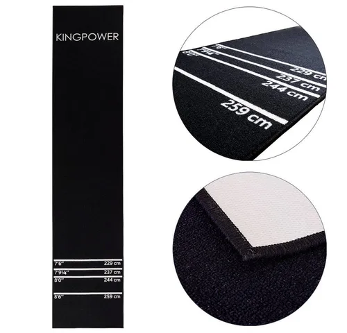 Kingpower Dartmatte Dart Matte Dartteppich Turnier Matte Dartmatte Darts 290x60 cm Auswahl