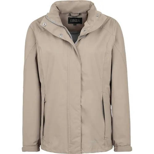 PRO-X ELEMENTS Regenjacke Meran Damen - Funktionsjacke aus atmungsaktivem PXE-PRO, wasserdicht und winddicht, mit praktischen Taschen und verstellbarer Kapuze für optimalen Schutz bei jedem Wetter.