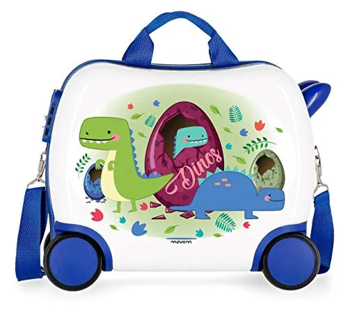 Movom Happy Time Kinder-Koffer Mehrfarbig 41x34x20 cms Hartschalen ABS Kombinationsschloss 25L 2Kgs 4 Räder Handgepäck