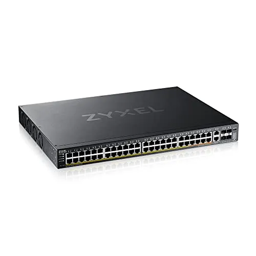 ZyXEL XGS2220-54HP Switch - 48-Port GbE L3 Access - Computersysteme und Zubehör, leistungsstarker 48-Port Switch mit NebulaFLEX Cloud und 600W PoE++ für maximale Flexibilität und Effizienz in Netzwerken.