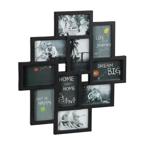 Bilderrahmen collagen Wandfotorahmen Wandcollage Multi-Fotorahmen Kunststoff