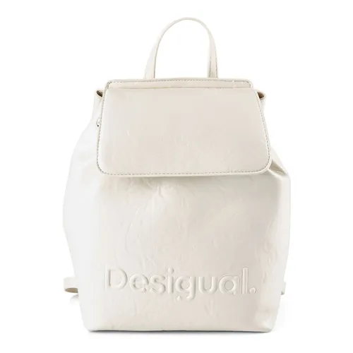 Stilvoller Damen-Rucksack in Ecru in weiß von Desigual