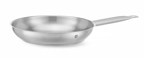 Hendi 838600 Bratpfanne Kitchen Line Ø 28 cm - Edelstahl-Pfanne, spülmaschinenfest und für alle Herdarten geeignet – ideal für vielseitiges Kochen.