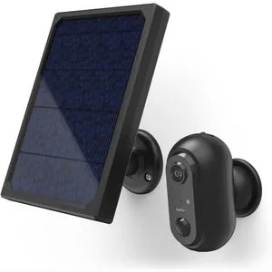 Hama Überwachungskamera - WLAN Kamera für außen mit Akku und Solar, IP65 Schutz, ideal für Sicherheit und Überwachung