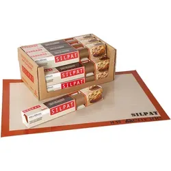 Matfer Silpat Backunterlagen 40x30 cm - Perfekte Antihaft-Oberfläche - Sonstiges Backzubehör, ideal für müheloses Backen ohne Ankleben und einfach zu reinigen.