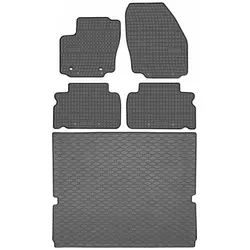 Ford Galaxy II Minivan (2006–2010) – Set: Gummifußmatten + Kofferraummatte