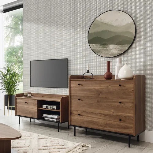 Lomadox Wohnzimmer-Set VAREDO-132 im Vintage Stil