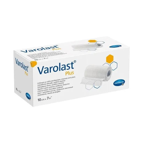 Varolast Plus Zinkleimbinde 10 Cmx10 m - Erste-Hilfe-Heftpflaster & Verbandsmaterial, hochwertige Zinkleimbinde für sichere Fixierung und Wundversorgung.