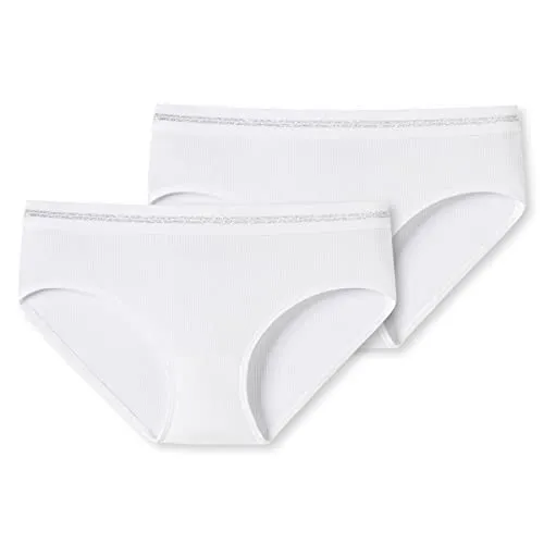 Schiesser Mädchen 2 Pack Panties Hipster - Organic Cotton - Unterhosen für Mädchen, aus der SCHIESSER-Serie 