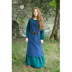 Burgschneider Ritter-Kostüm Wikinger Kleid Typ Trägerkleid Frida Baumwolle Blau XXXL blau XXXL | XXXL