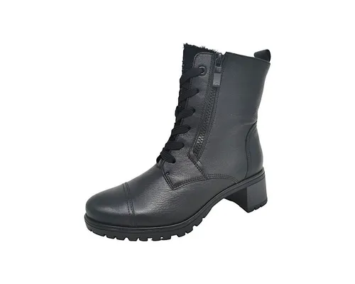 Ara Shoes Leder-Stiefeletten Schwarz, Größe 39 für Damen - Wanderschuhe mit herausnehmbarer Decksohle und profiliertem Absatz für optimalen Halt. Ideal für stilvolle Outdoor-Aktivitäten und den Alltag.