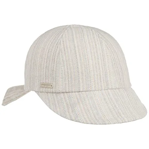 Seeberger Fine Stripes Damencap - Stylische Baumwollcap für den Sommer - Modische Einheitsgröße (55-56 cm) für perfekten Tragekomfort. Ideal für sonnige Tage, schützt zuverlässig vor Sonne und verleiht jedem Outfit einen frischen Look.