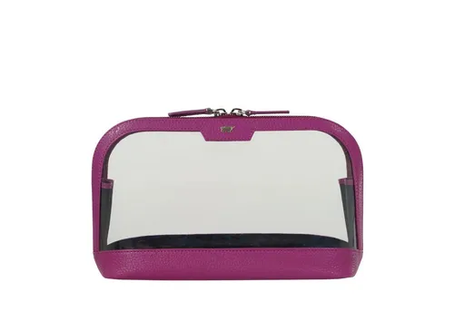 Braun Büffel Kulturbeutel Kosmetik Etui M orchid - Elegantes Kosmetik-Etui aus hochwertigem Rindleder mit wasserabweisender Folie. Ideal für unterwegs, vereint es Stil und Funktionalität in einem femininen Design.