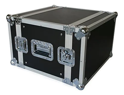 Effektrack 35cm, 7HE Flightcase mit Butterfly Verschluss