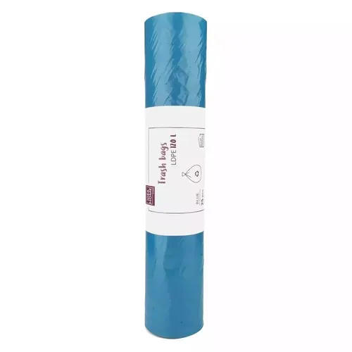 Worki na śmieci 120l niebieskie 25szt IDEA 5902308735255