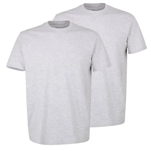 Götzburg Herren T-Shirts mit Rundhals-Ausschnitt (DE/NL/SE/PL, Alphanumerisch, 3XL, Regular, Regular, Grau-mittel-Melange)