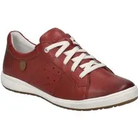 Josef Seibel Damen Low-Top Sneaker Caren 01, Hibiscus - Damen-Sneaker mit Wechselfußbett und hoher Flexibilität dank Strobel-Machart, ideal für Freizeit und Alltag, in normaler Weite G.