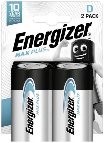 Energizer Max Plus Mono (D)-Batterie Alkali-Mangan 1.5V 2St.