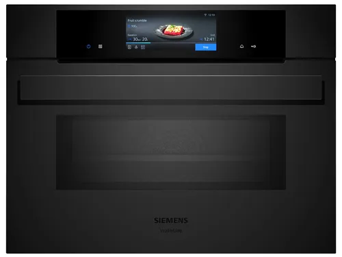 Siemens studioLine CM978GMM1 Pyrolyse Kompakt-Backofen mit Mikrowelle Matt Schwarz
