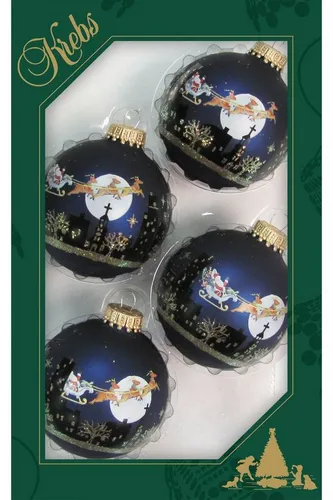 Weihnachtsbaumschmuck Blau von Dekohelden24
