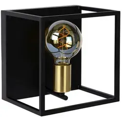 Lucide Wandleuchte Ruben - Kabelloser Wandstrahler in Schwarz - Moderne Wandleuchte in Schwarz, aus Metall und kabellos. Ideal für stilvolle Innenbeleuchtung, Maße: 18x22x22 cm. Perfekt für jeden Raum!