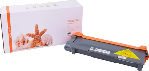 black Toner 3.6-TN2320XXL für Brother TN-2320 - Hochleistungs-Toner 3.6-TN2320XXL für Brother TN-2320, kompatibel mit zahlreichen Brother-Druckern. Mit einer Seitenreichweite von 10.400 für effizientes Drucken.