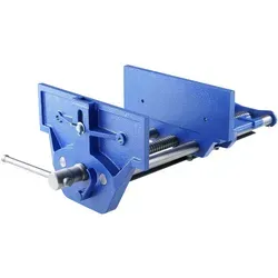 VEVOR Schraubstock für Holzarbeiten 110mm - Schraubstock aus Gusseisen mit 11KN Spannkraft, ideal für Holzbearbeitungsstudios. Dank des Schnellspannmechanismus und 360° drehbarem Hebel ist er besonders benutzerfreundlich und flexibel einsetzbar.