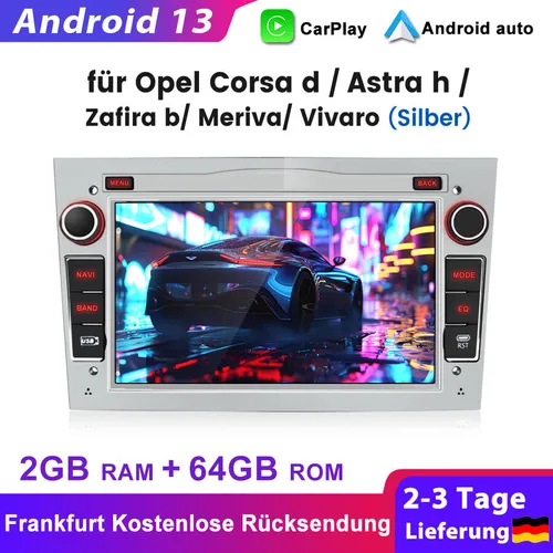 Produktbild 7'' Autoradio GPS FM DAB+ für Opel Astra Vectra Zafira Corsa Combo