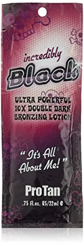 Pro Tan Incredibly Black - Ultra Powerful, 10x Double Dark Bronzing Sunbed Lotion 22ml, 1er Pack (1 x 22 ml)