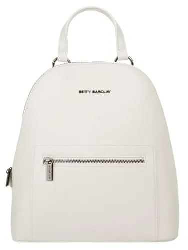 Betty Barclay Rucksack Kunstfaser Damen | Stilvoller City-Backpack mit Smartphonefach - Damen-Rucksackhandtaschen mit minimalistischem Design, geräumigem Hauptfach und Bodennieten für Stabilität – ideal für Alltag und Büro.