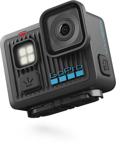 GoPro LIT HERO 4K Ultra HD Camcorder - Action-Cam mit 4K Ultra HD Videoaufnahme, Bluetooth und WLAN, ideal für Outdoor-Abenteuer und wasserdicht bis 5 m.