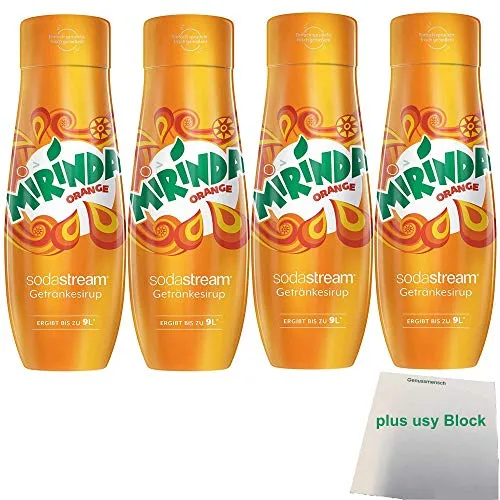 Mirinda Orange Getränke-Sirup für Wassersprudler 4er Pack
