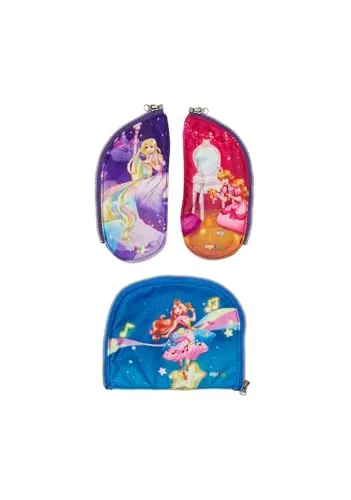 Produktbild ergobag Zippies Schulranzen Zubehör Set 3-teilig für Kinder, Jungen und Mädchen Prinzessin - Pink