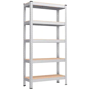 SONGMICS Schwerlastregal GLR030E01 Silber 150 cm von SONGMICS